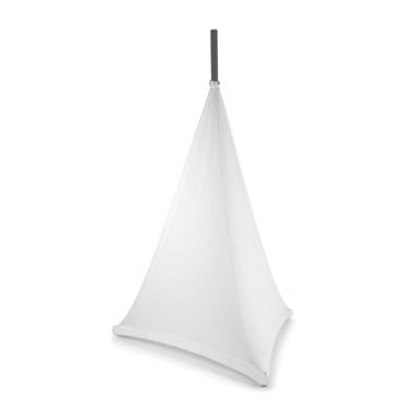 LSS12W Speaker stand cover white 120cm